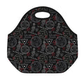 Hand Of Glory Black Magic Witch Print Neoprene Lunch Bag