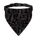Hand Of Glory Black Magic Witch Print Over The Collar Dog Bandana