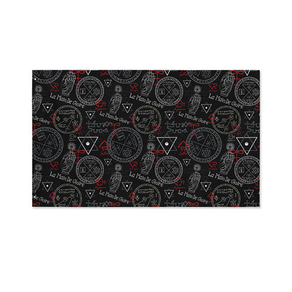Hand Of Glory Black Magic Witch Print Polyester Flag