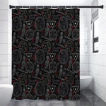Hand Of Glory Black Magic Witch Print Premium Shower Curtain