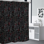 Hand Of Glory Black Magic Witch Print Premium Shower Curtain