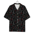 Hand Of Glory Black Magic Witch Print Rayon Hawaiian Shirt