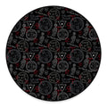 Hand Of Glory Black Magic Witch Print Round Floor Mat