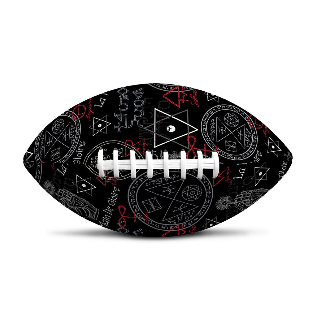Hand Of Glory Black Magic Witch Print Rugby Ball