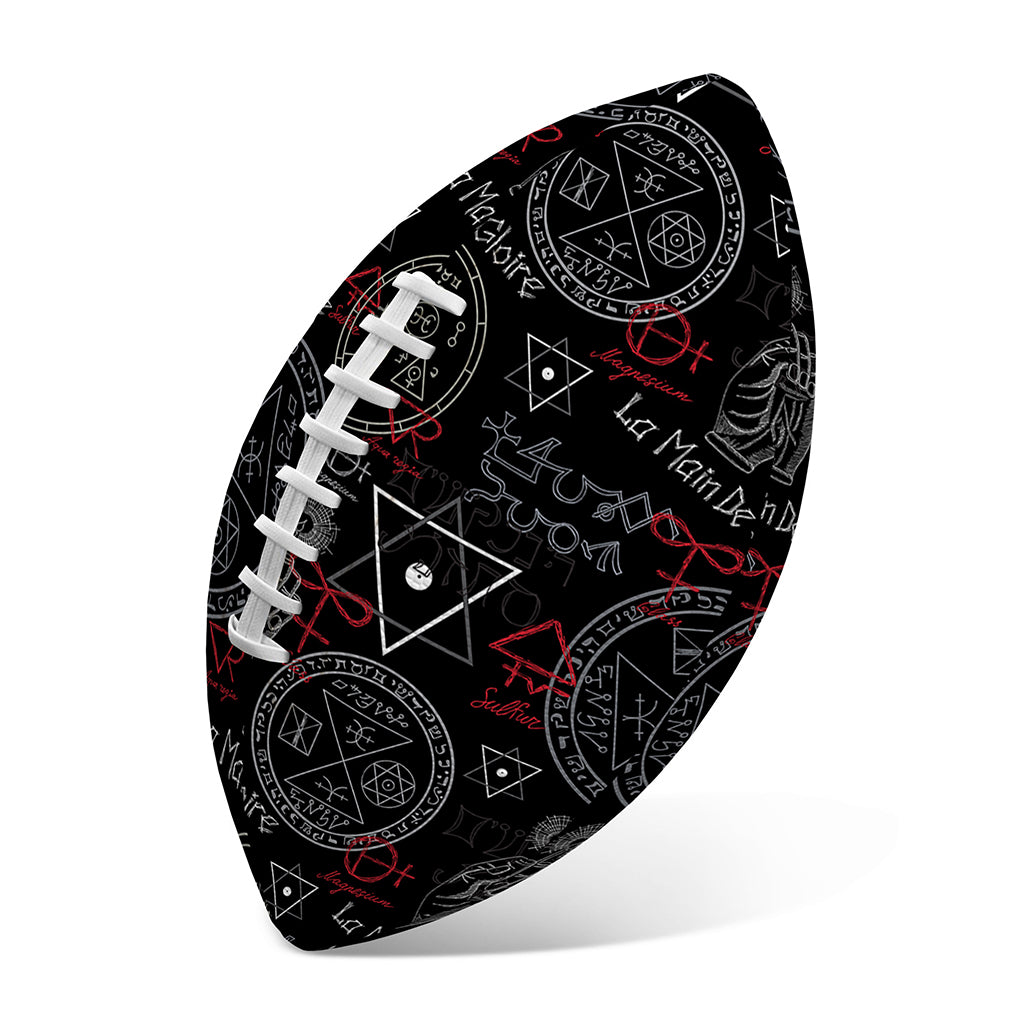 Hand Of Glory Black Magic Witch Print Rugby Ball