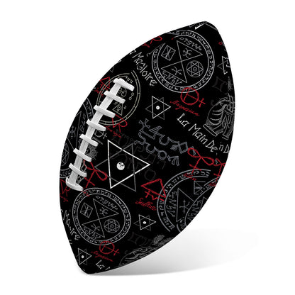 Hand Of Glory Black Magic Witch Print Rugby Ball