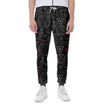 Hand Of Glory Black Magic Witch Print Scuba Joggers