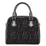Hand Of Glory Black Magic Witch Print Shoulder Handbag