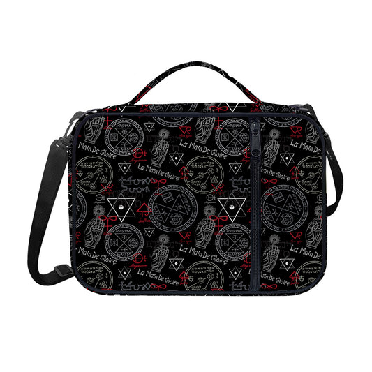 Hand Of Glory Black Magic Witch Print Shoulder Strap Bible Bag