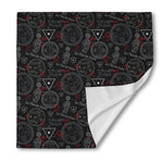 Hand Of Glory Black Magic Witch Print Silk Bandana