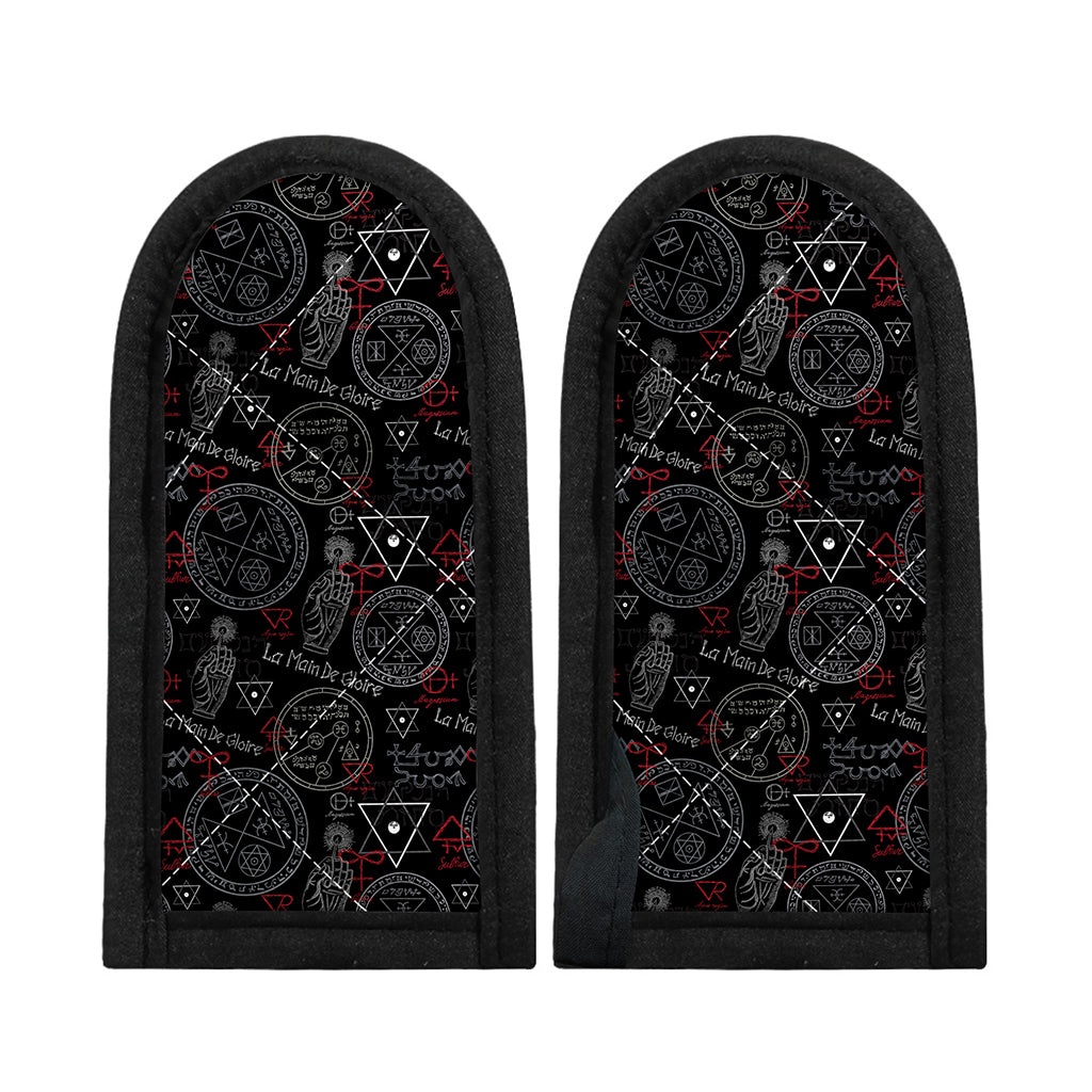 Hand Of Glory Black Magic Witch Print Skillet Handle Cover