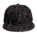 Hand Of Glory Black Magic Witch Print Snapback Cap
