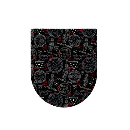 Hand Of Glory Black Magic Witch Print Toilet Lid Cover
