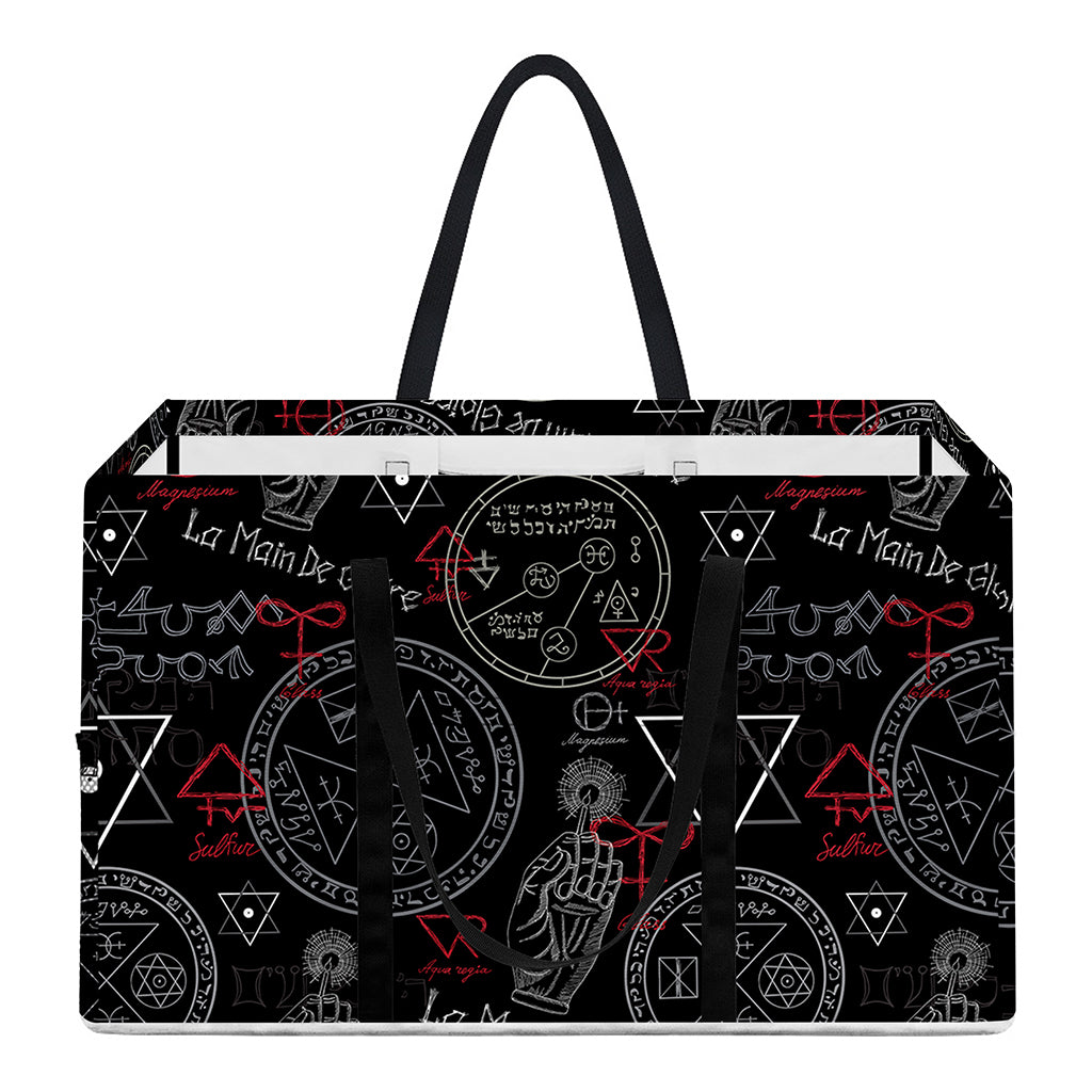 Hand Of Glory Black Magic Witch Print Utility Tote Bag