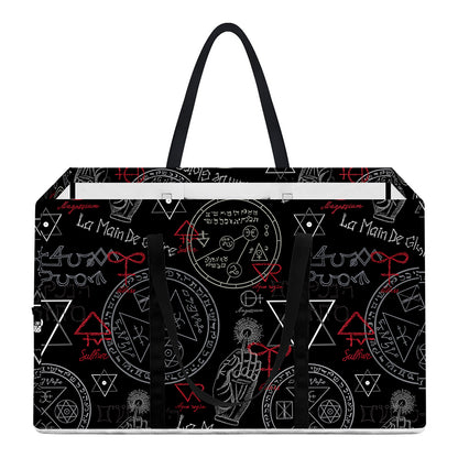 Hand Of Glory Black Magic Witch Print Utility Tote Bag