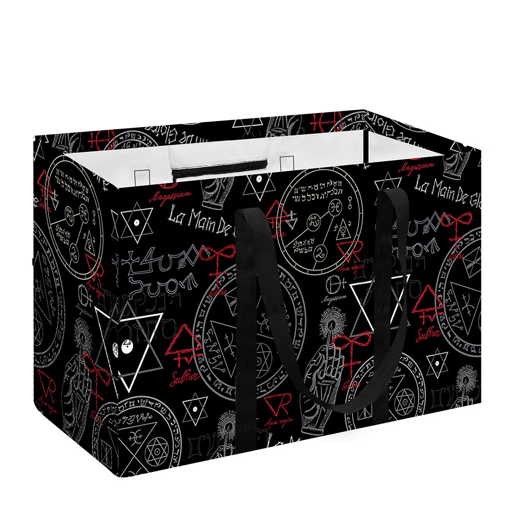 Hand Of Glory Black Magic Witch Print Utility Tote Bag