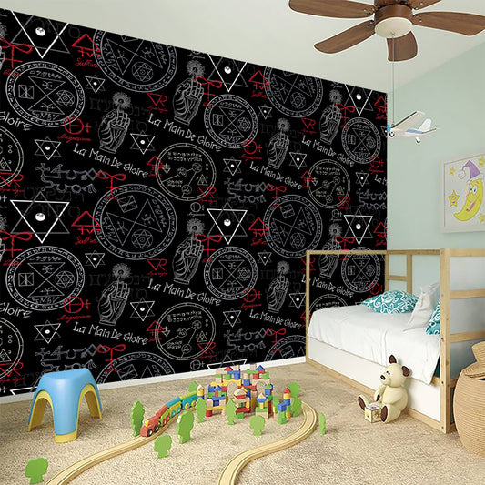 Hand Of Glory Black Magic Witch Print Wall Sticker