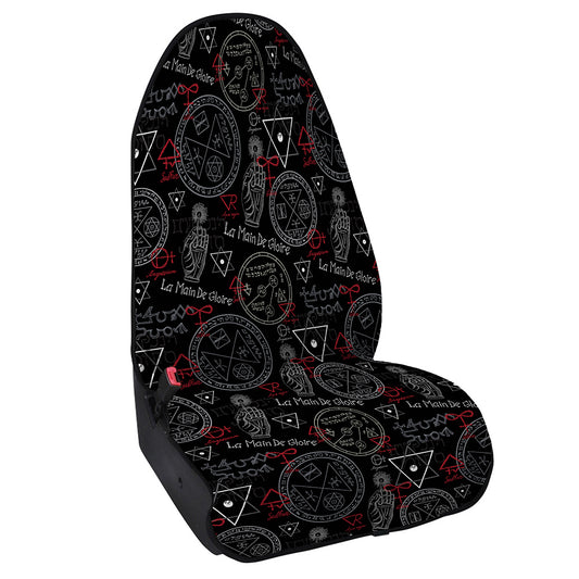Hand Of Glory Black Magic Witch Print Waterproof Car Seat Cover