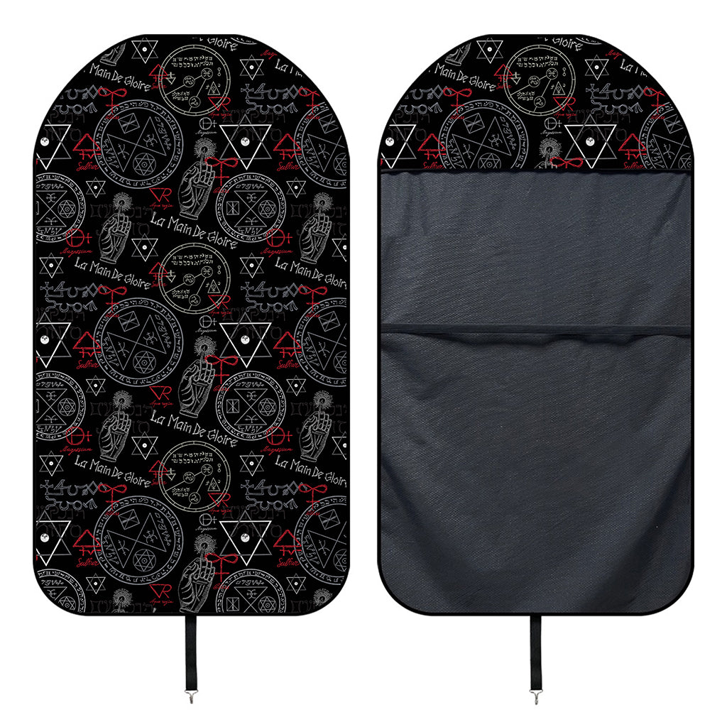 Hand Of Glory Black Magic Witch Print Waterproof Car Seat Cover