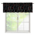 Hand Of Glory Black Magic Witch Print Window Valance