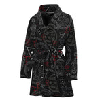 Hand Of Glory Black Magic Witch Print Women's Bathrobe