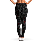 Hand Of Glory Black Magic Witch Print Women's Leggings