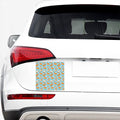 Happy Corgi Pattern Print Car Sticker