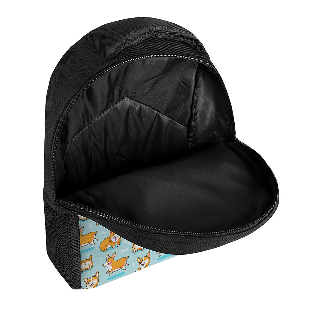 Happy Corgi Pattern Print Casual Backpack