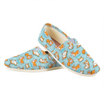 Happy Corgi Pattern Print Casual Shoes