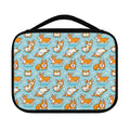 Happy Corgi Pattern Print Classic Bible Case