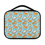 Happy Corgi Pattern Print Classic Bible Case
