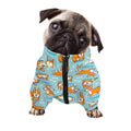 Happy Corgi Pattern Print Dog Zip Up Jacket