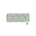 Happy Corgi Pattern Print Extended Mouse Pad