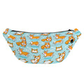 Happy Corgi Pattern Print Fanny Pack