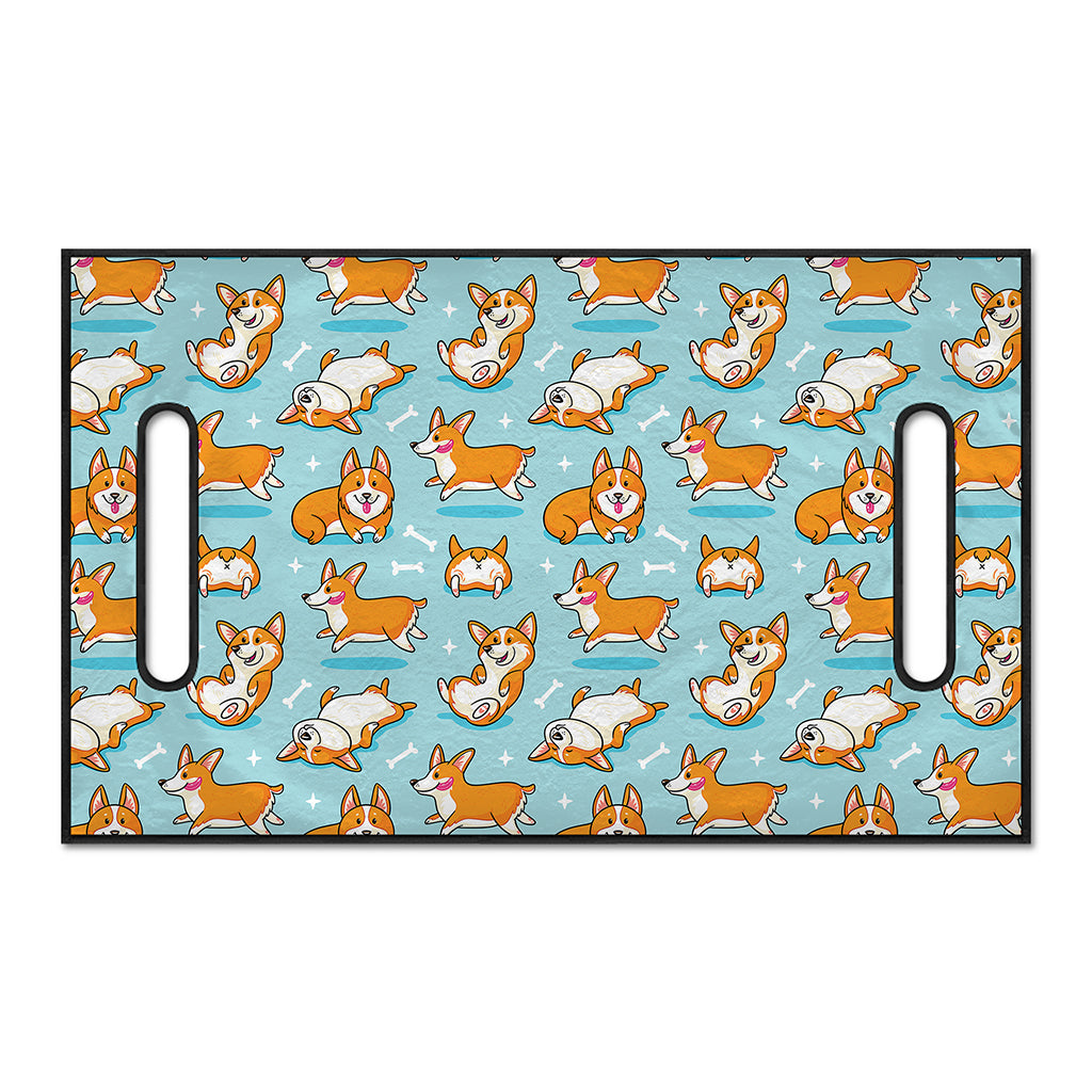 Happy Corgi Pattern Print Golf Cart Seat Cover