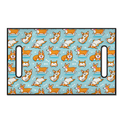 Happy Corgi Pattern Print Golf Cart Seat Cover