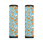 Happy Corgi Pattern Print Handle Covers