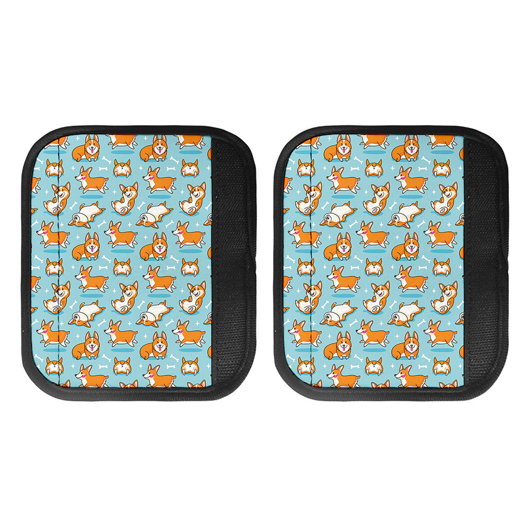 Happy Corgi Pattern Print Handle Covers