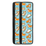 Happy Corgi Pattern Print Refrigerator Handle Covers