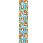 Happy Corgi Pattern Print Table Runner