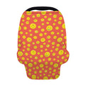 Happy Emoji Pattern Print Baby Seat Cover