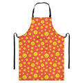 Happy Emoji Pattern Print Bib Apron With Pocket