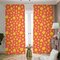 Happy Emoji Pattern Print Dimout Pencil Pleat Curtains