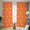 Happy Emoji Pattern Print Blackout Pencil Pleat Curtains