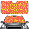 Happy Emoji Pattern Print Car Windshield Sun Shade