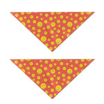 Happy Emoji Pattern Print Dog Bandana
