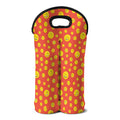 Happy Emoji Pattern Print Double Neoprene Wine Tote