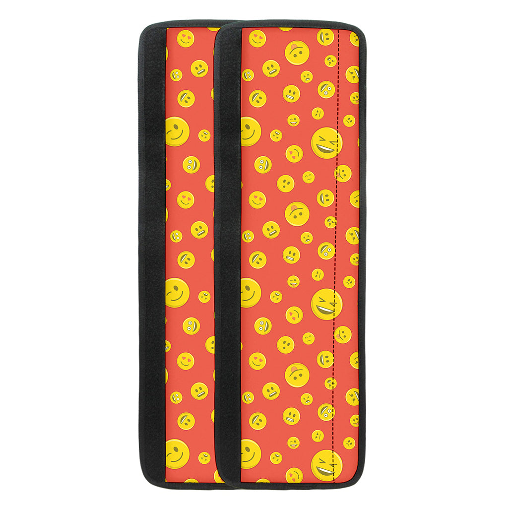Happy Emoji Pattern Print Refrigerator Handle Covers