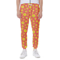 Happy Emoji Pattern Print Joggers