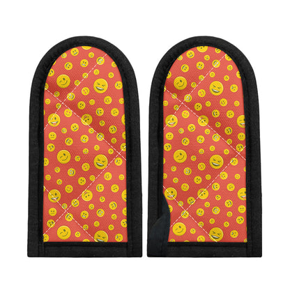 Happy Emoji Pattern Print Skillet Handle Cover